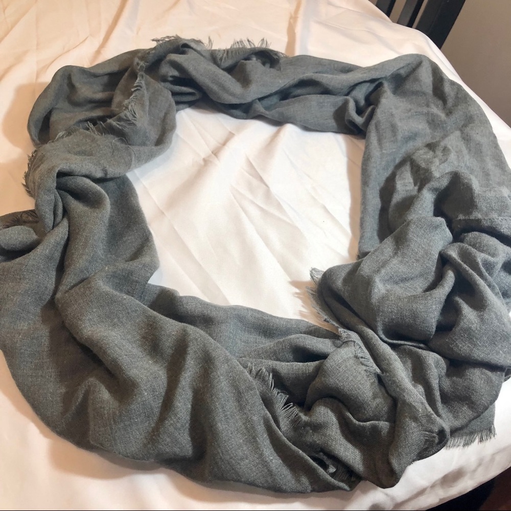 Gray Infinity Scarf